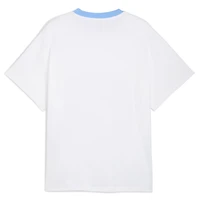 Men's Puma White Manchester City 2025 FIFA Club World Cup Hoops T-Shirt