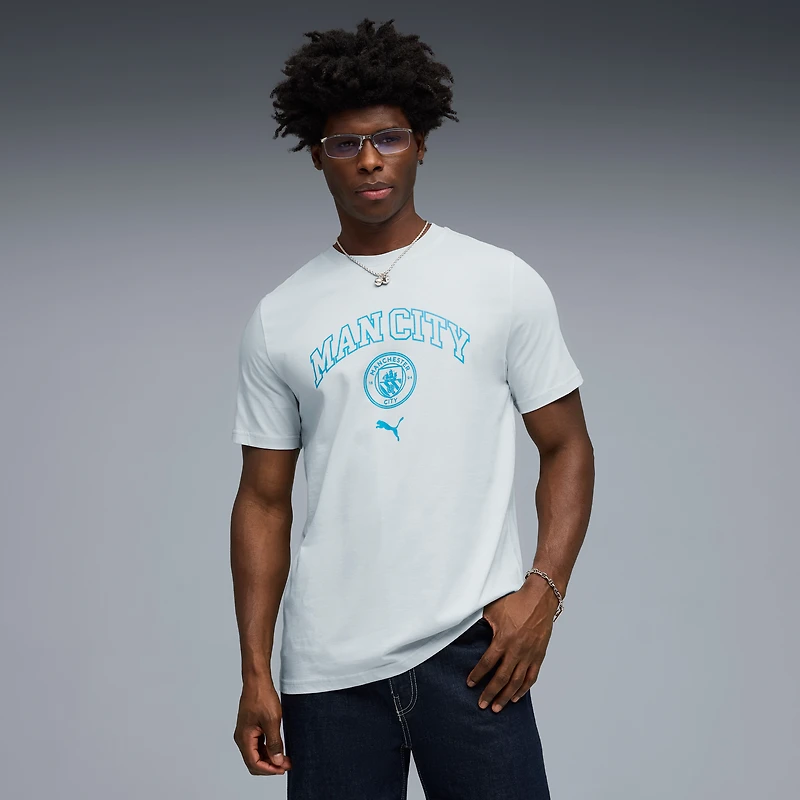 Men's Puma White Manchester City ftblCulture T-Shirt