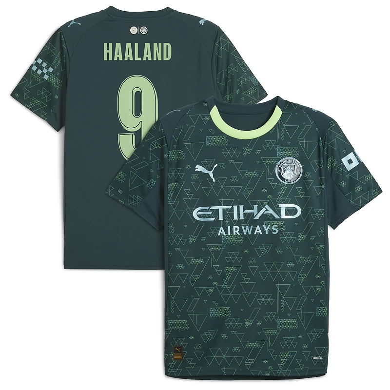 Men's Puma x EA SPORTS FC Erling Haaland Green Manchester City 2025/26 Fourth Jersey