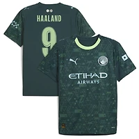 Men's Puma x EA SPORTS FC Erling Haaland Green Manchester City 2025/26 Fourth Jersey