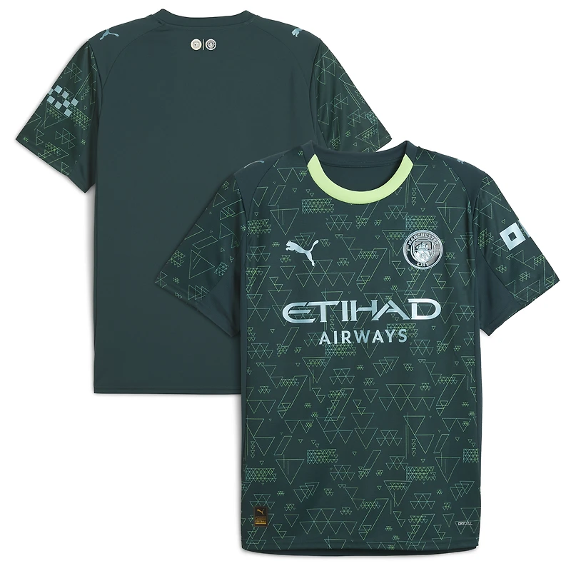 Men's Puma x EA SPORTS FC Green Manchester City 2025/26 Fourth Jersey