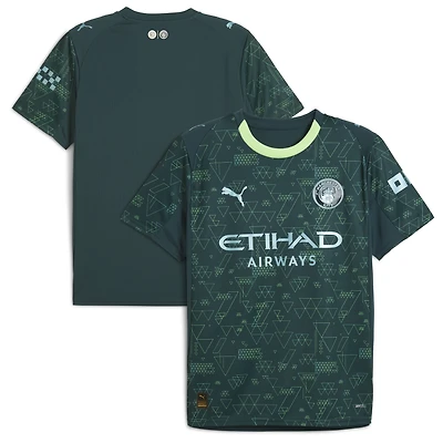Men's Puma x EA SPORTS FC Green Manchester City 2025/26 Fourth Jersey