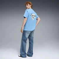 T-shirt graphique Puma x KidSuper bleu clair pour homme, Coupe du Monde des Clubs de la FIFA 2025 Manchester City