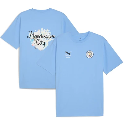 T-shirt graphique Puma x KidSuper bleu clair pour homme, Coupe du Monde des Clubs de la FIFA 2025 Manchester City