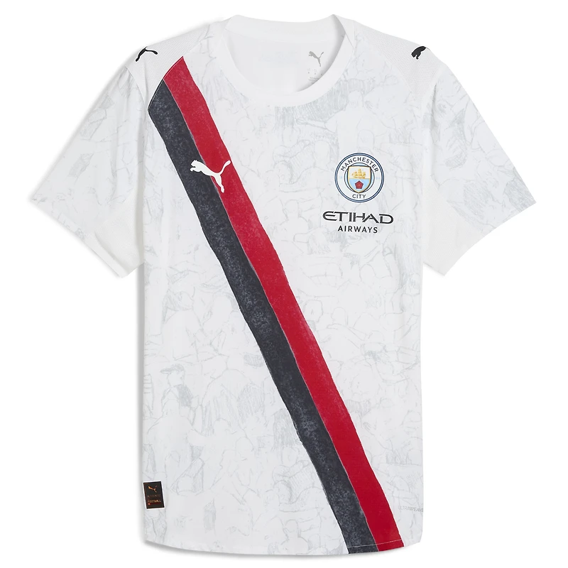 Maillot authentique Puma x KidSuper blanc Manchester City Coupe du Monde des Clubs de la FIFA 2025 pour homme