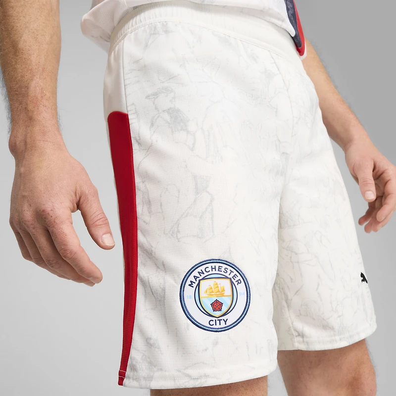 Men's Puma x KidSuper White Manchester City 2025 FIFA Club World Cup dryCELL Home Replica Shorts