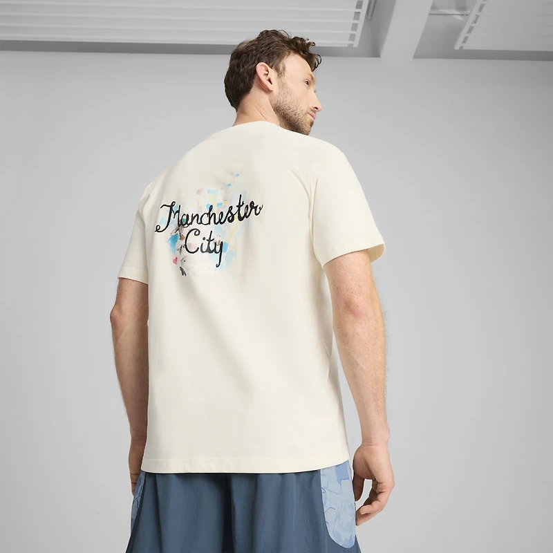 T-shirt graphique Puma x KidSuper blanc Manchester City 2025 Coupe du Monde des Clubs de la FIFA pour homme