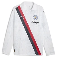 Men's Puma x KidSuper White Manchester City 2025 FIFA Club World Cup Retro Long Sleeve T-Shirt