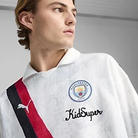 Men's Puma x KidSuper White Manchester City 2025 FIFA Club World Cup Retro Long Sleeve T-Shirt