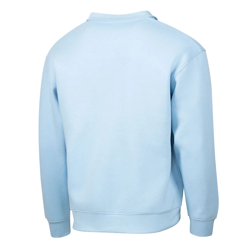 Sweat-shirt en molleton rétro décontracté bleu clair Manchester City pour homme, design sportif suédois