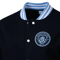 Men's Sport Design Sweden Navy Manchester City Free Kick Fleece Varsity Sweater