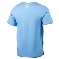 Men's Sport Design Sweden  Sky Blue Manchester City Relaxed Post Match Pocket T-Shirt
