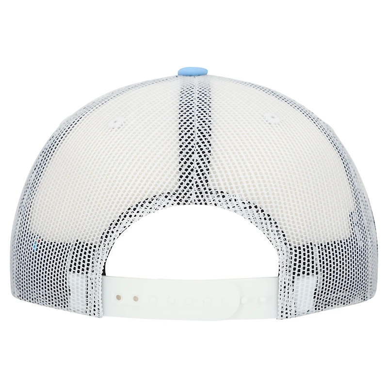 Unisex Light Blue Manchester City Free Rider Trucker Snapback Hat