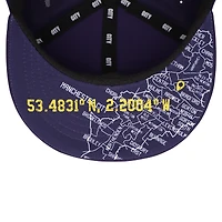 Unisex Purple Manchester City Locale Snapback Hat