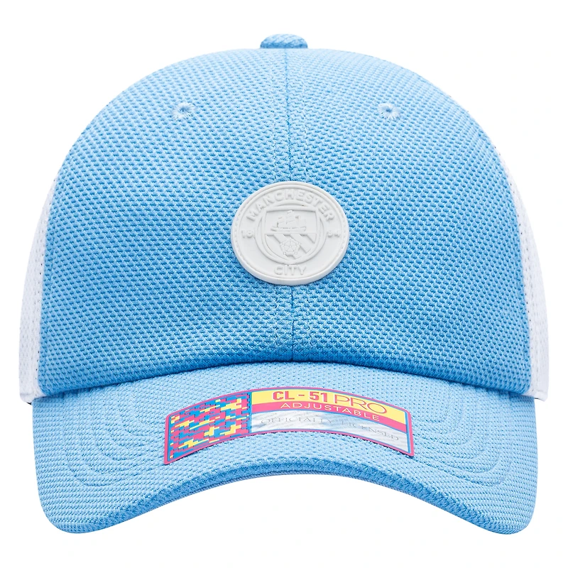 Casquette réglable unisexe bleu ciel Manchester City Ace Classic