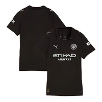 Women's Puma Black Manchester City 2025/26 Away Replica Jersey
