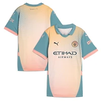 Women's Puma Blue Manchester City 2024/25 Fourth Replica Jersey