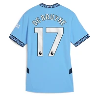Women's Puma Kevin De Bruyne Light Blue Manchester City 2024/25 Home Replica Player Jersey