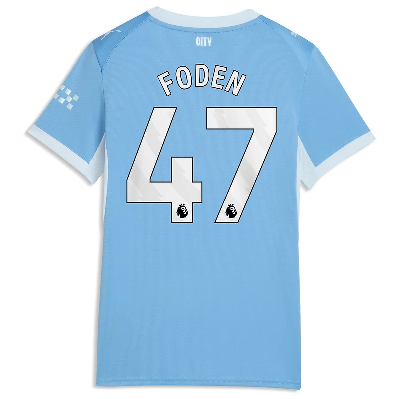 Women's Puma Phil Foden Light Blue Manchester City 2026/27 Home Replica Jersey