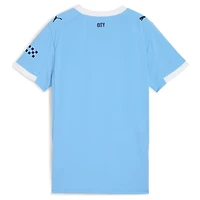 Maillot réplique Puma bleu ciel Manchester City 2025/26 domicile pour femme