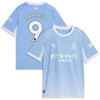 Youth Puma Erling Haaland Light Blue Manchester City 2026/27 Home Replica Jersey
