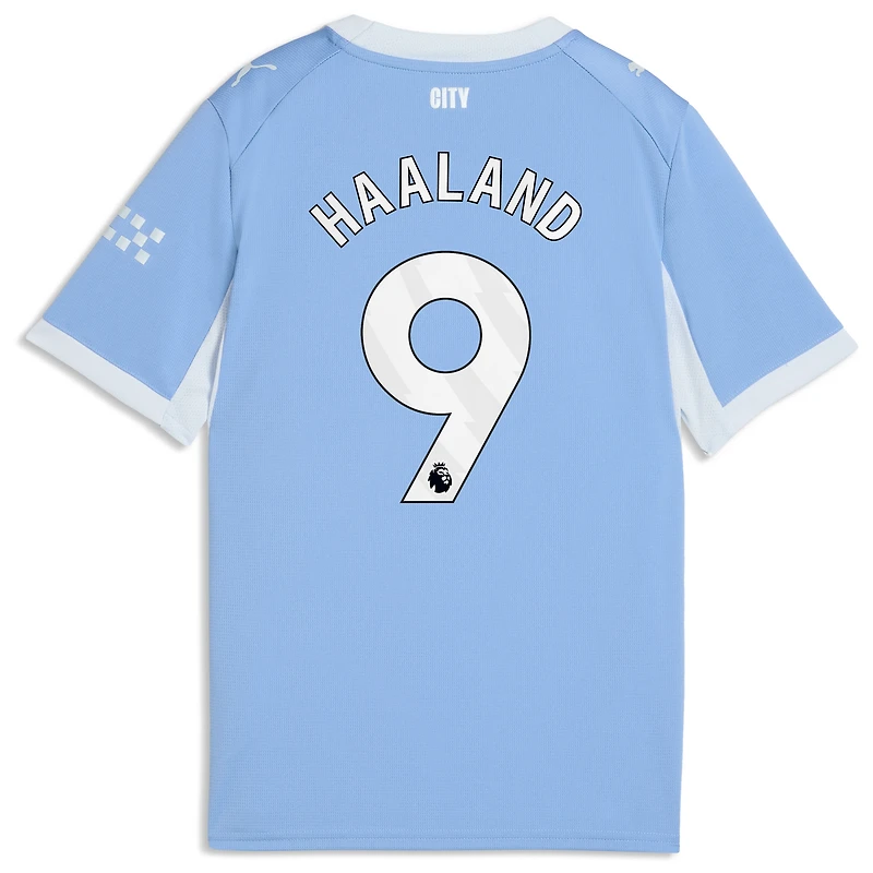 Youth Puma Erling Haaland Light Blue Manchester City 2026/27 Home Replica Jersey