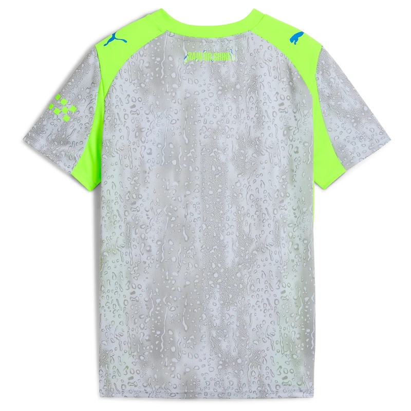 Maillot réplique Puma vert Manchester City 2025/26 pour jeunes