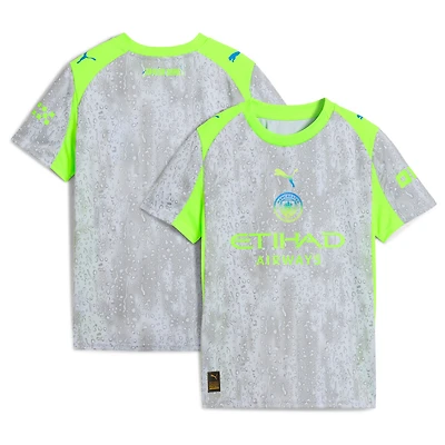 Youth Puma Green/Neon Green Manchester City 2025/26 Third Replica Jersey