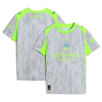 Youth Puma Green/Neon Green Manchester City 2025/26 Third Replica Jersey