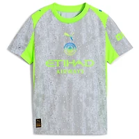 Youth Puma Green/Neon Green Manchester City 2025/26 Third Replica Jersey