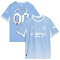 Youth Puma  Light Blue Manchester City 2026/27 Home Replica Custom Jersey