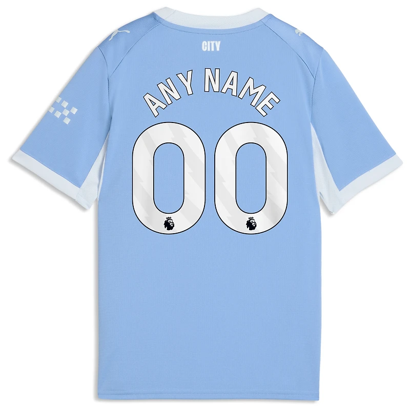 Maillot domicile réplique personnalisé Puma bleu clair Manchester City 2026/27 pour jeunes