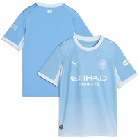 Youth Puma  Light Blue Manchester City 2026/27 Home Replica Jersey