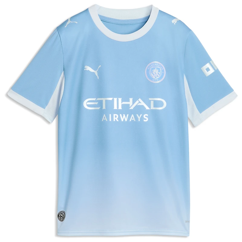 Youth Puma Light Blue Manchester City 2026/27 Home Replica Jersey