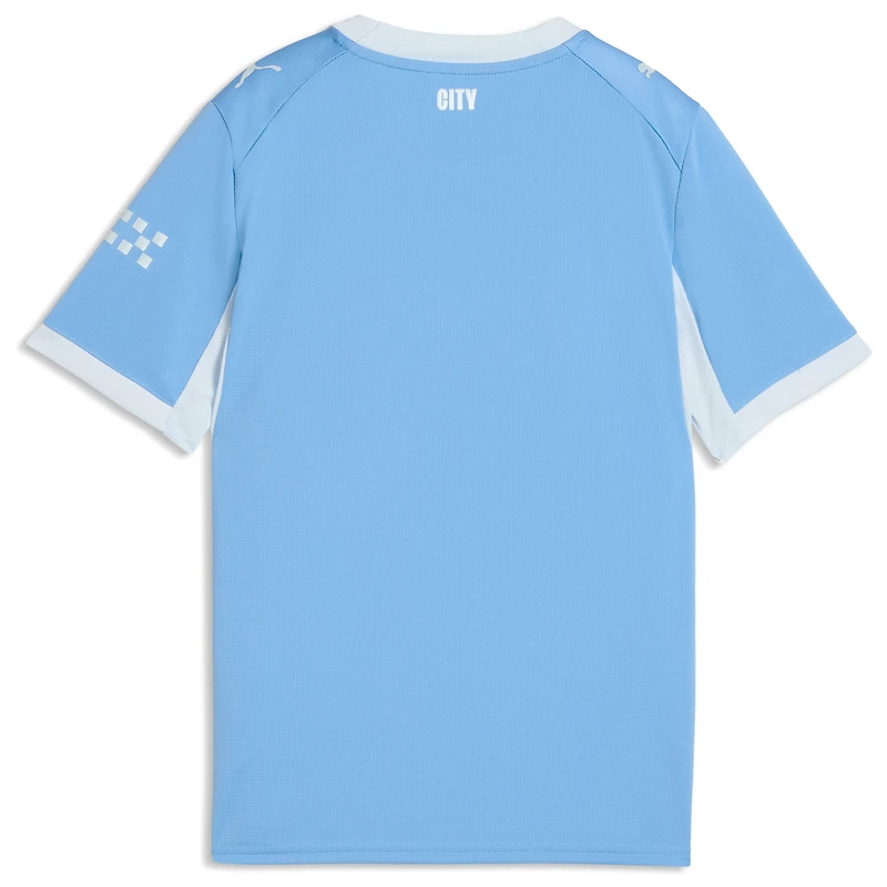 Youth Puma Light Blue Manchester City 2026/27 Home Replica Jersey