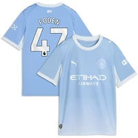 Maillot réplique domicile bleu clair Puma Phil Foden de Manchester City pour enfant (saison 2026/27)