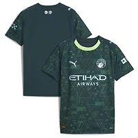 Youth Puma x EA SPORTS FC  Green Manchester City 2025/26 Fourth Jersey