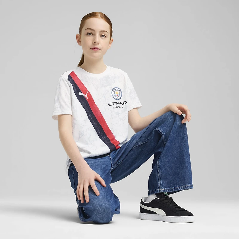 Youth Puma x KidSuper White Manchester City 2025 FIFA Club World Cup Replica Jersey