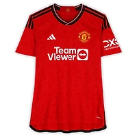 Alejandro Garnacho Manchester United Autographed 2023-24 Red Home adidas Jersey - BAS