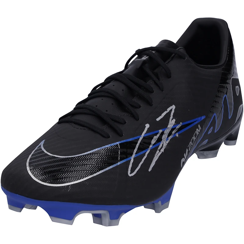 Alejandro Garnacho Manchester United Autographed Mercurial Black Nike Soccer Cleat - BAS