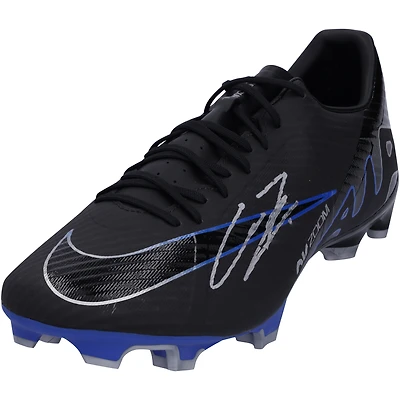 Alejandro Garnacho Manchester United Autographed Mercurial Black Nike Soccer Cleat - BAS
