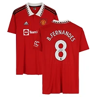 Maillot domicile 2022-23 autographié par Bruno Fernandes de Manchester United