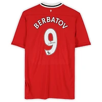 Dimitar Berbatov Manchester United Autographed 2011-12 Red Home Nike Jersey  - Icons