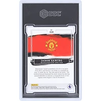 Carte Panini Impeccable Ruby & Silver #110 #4/5 SGC 9 authentifiée de Jadon Sancho Manchester United 2022-23