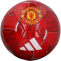 Matheus Cunha Manchester United Autographed Red Team Soccer Ball