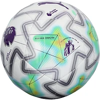 Ballon de football Puma blanc/vert autographié par Matheus Cunha (Manchester United), Premier League anglaise