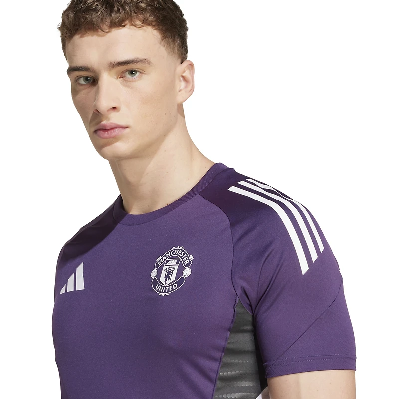 Men's adidas Purple Manchester United 2025/26 AEROREADY Training Jersey