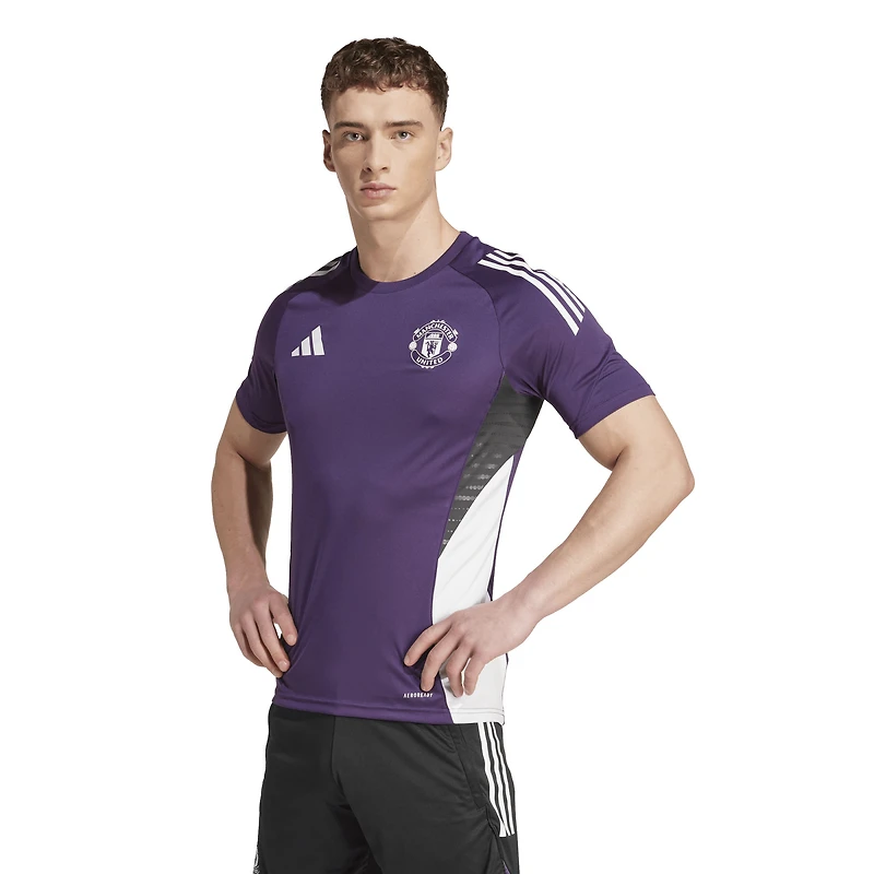 Men's adidas Purple Manchester United 2025/26 AEROREADY Training Jersey