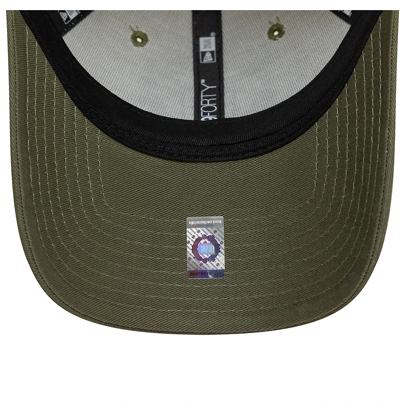 Men's New Era  Tan Manchester United Contrast 9FORTY Adjustable Hat