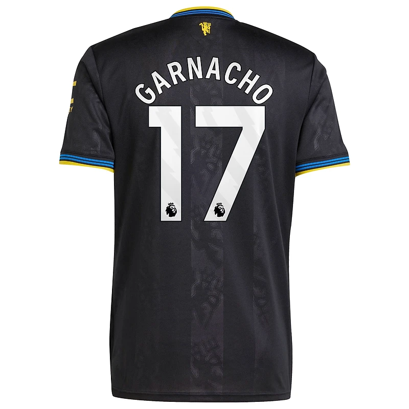 Maillot de joueur réplique adidas Alejandro Garnacho Manchester United domicile 2025/26 rouge pour homme